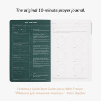 10 Minute Prayer System - Journal and Hourglass (Lasts 6 Months)