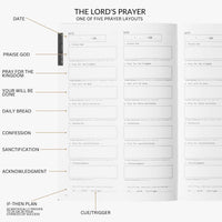 10 Minute Prayer System - Journal and Hourglass (Lasts 6 Months)